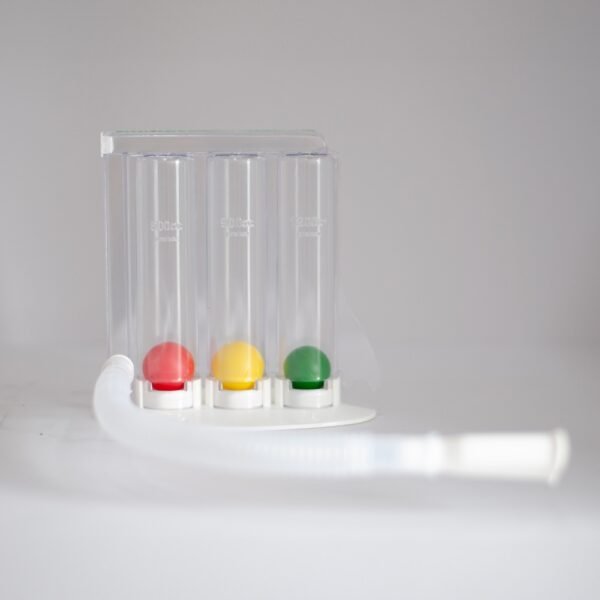 3ballspirometer1 Incentive Three Ball Spirometer-Lung Exerciser